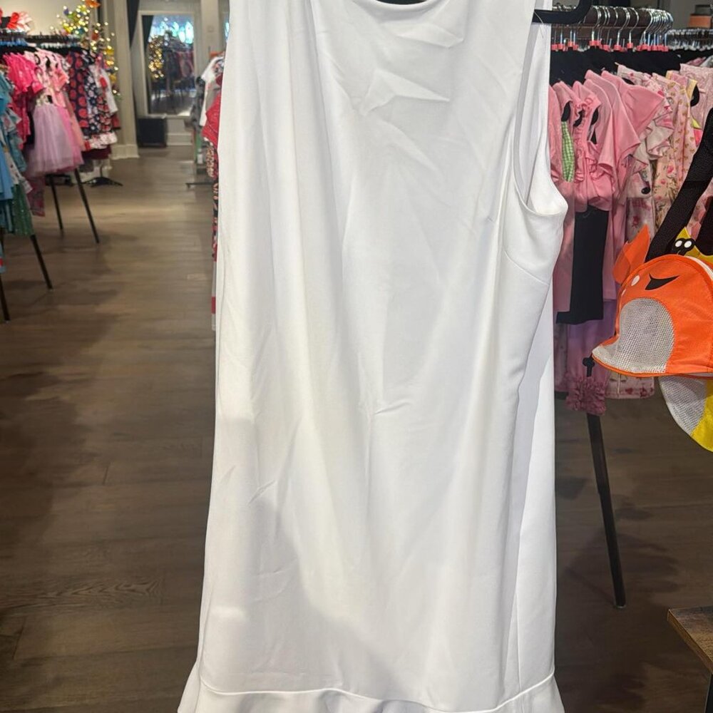 Preston & York White Sleeveless Dress